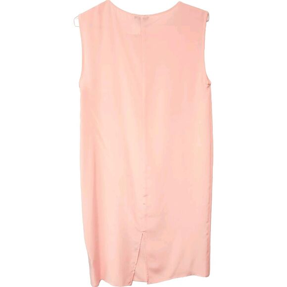American Apparel New Pink Washed Silk Mid Length Size XS/S Shift Dress - Picture 5 of 8